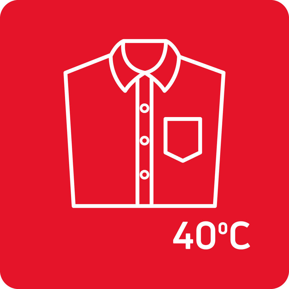 Програм за кошуље 40&deg;C